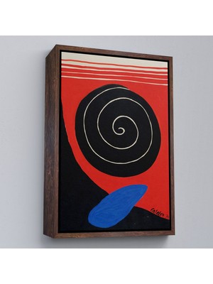 Miyrem canvas Serie  Ale x ander Calder - Büyük Kaya Tablosu - Big BOULDER-8079