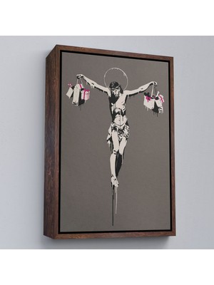 Miyrem canvas Serie  Alışveriş Torbalı Isa Tablosu - Christ With Shopping BAGS-8094