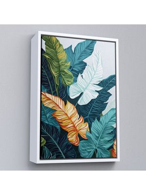Miyrem^#canvas Serie  Renkli Yapraklar TABLO-7567