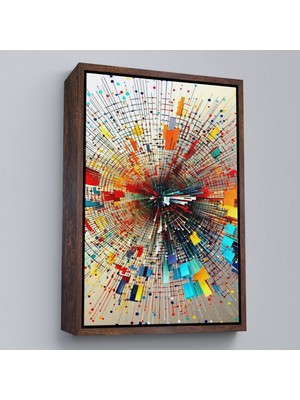 Miyrem canvas Serie  Enerji Patlama Ilüstirasyonu TABLO-7762