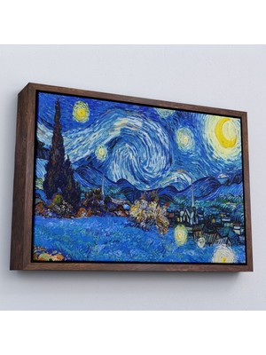 Miyrem canvas Serie  Vincent Van Gogh - Yıldızlı Geceler TABLO-7151