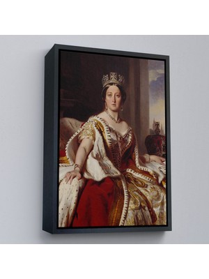 Miyrem canvas Serie  Franz  x aver Winterhalter - Kraliçe Victoria Tablosu - Queen VICTORIA-8038