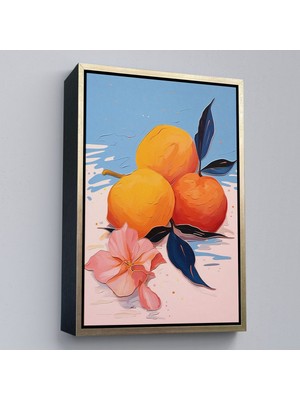 Miyrem canvas Serie  Masa Üstündeki Portakallar TABLO-7654