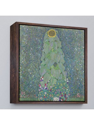 Miyrem canvas Serie  Gustav Klimt Ayçiçekleri TABLO-8356
