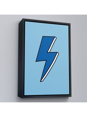 Miyrem canvas Serie  Elektirik Enerji Simge TABLO-8052