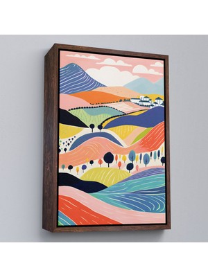 Miyrem canvas Serie  Pastel Tonlardaki Minimalist TABLO-7670