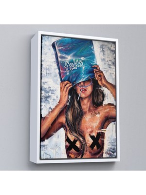 Miyrem^#canvas Serie  No Body Fake Feminist TABLO-7685