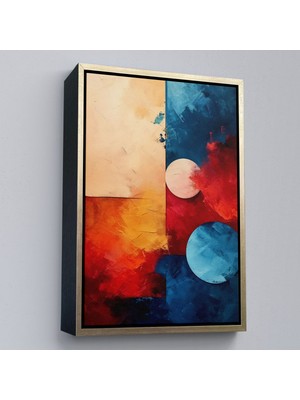 Miyrem canvas Serie  Yağlıboya Görünümlü Soyut TABLO-7980