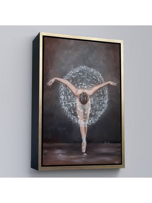 Miyrem canvas Serie  Balerin Kadın TABLOSU-7904