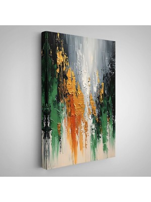 Miyrem canvas Serie Yağlıboya Görünümlü Soyut TABLO-7641