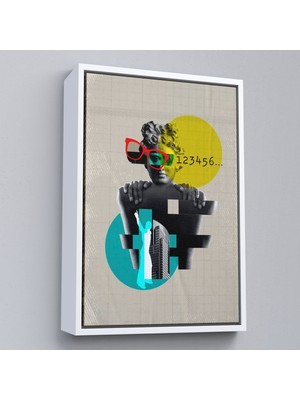 Miyrem^#canvas Serie  Retro Daireler TABLOSU-7878