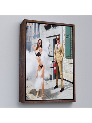 Miyrem canvas Serie  Kadına Tüp Ile Müdahele Eden Adam TABLO-7755
