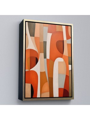 Miyrem canvas Serie  Geometrik Desenli Soyut TABLO-7628