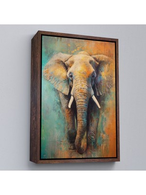 Miyrem canvas Serie  Yürüyen Fil TABLO-7505