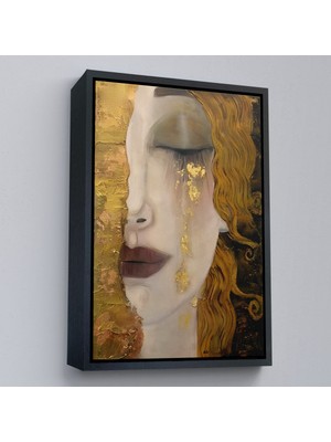 Miyrem canvas Serie  Gustav Klimt - Altın Gözyaşları TABLOSU-7319