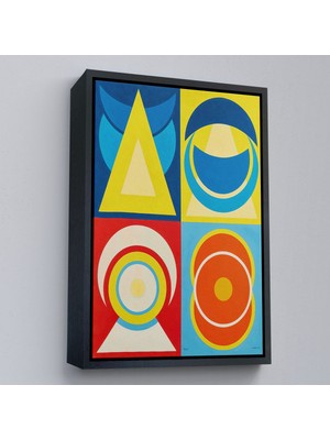 Miyrem canvas Serie  Auguste Herbin - Lune I TABLO-7358