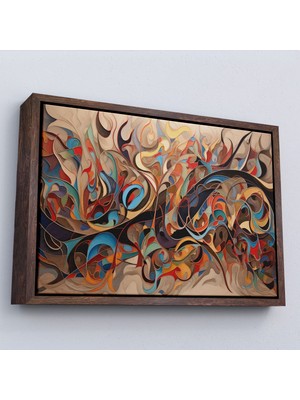 Miyrem canvas Serie  Dekoratif Arapça Hat Sanatı TABLOSU-7237