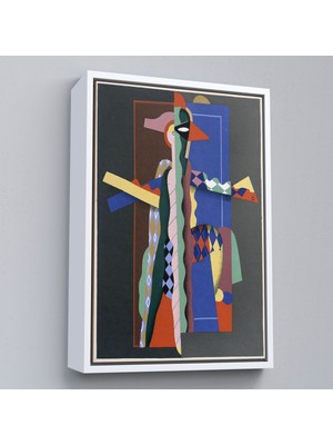 Miyrem^#canvas Serie  Georges Valmier - Soyut Sanat TABLOSU-7308