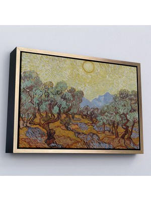 Miyrem canvas Serie  Vincent Willem Van Gogh - Zeytin Ağaçları Tablosu - Olive TREES-7184