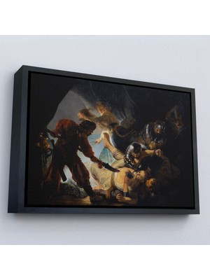 Miyrem canvas Serie  Rembrandt - Samson'un Körleştirilmesi Tablo - The Blinding Of SAMSON-7141
