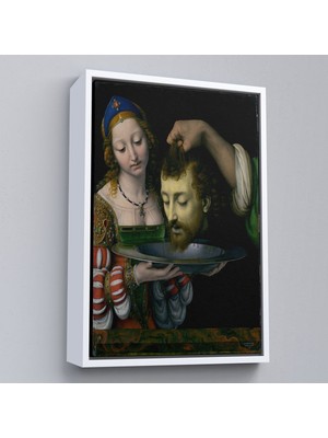 Miyrem^#canvas Serie  Salome Ile Vaftizci Yahya'nın Başının Kesilmesi TABLO-7339