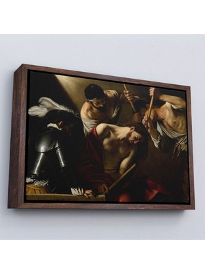 Miyrem canvas Serie  Caravaggio - Dikenlerle Taçlandırma Tablo - The Crowning With THORNS-7142