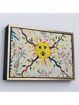 Miyrem canvas Serie  Salvador Dali - Bitki Güneşi TABLO-7127