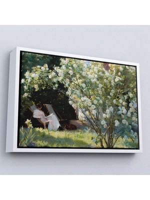 Miyrem^#canvas Serie  Severin Kroyer Güller Bahçesi TABLOSU-7029