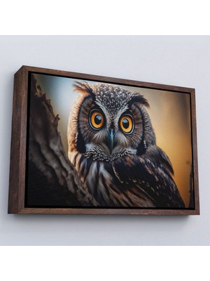 Miyrem canvas Serie  Sevimli Baykuş TABLOSU-7223