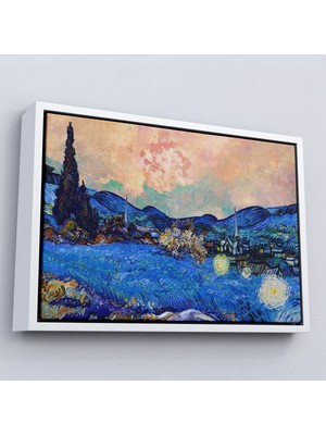 Miyrem^#canvas Serie  Vincent Van Gogh - Yeniden Düzenlenen Manzara TABLO-7175