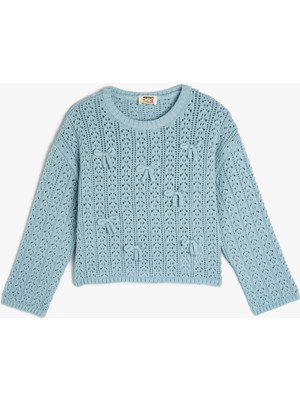 Koton Ajurlu Bisiklet Yaka Uzun Kollu Triko Kazak