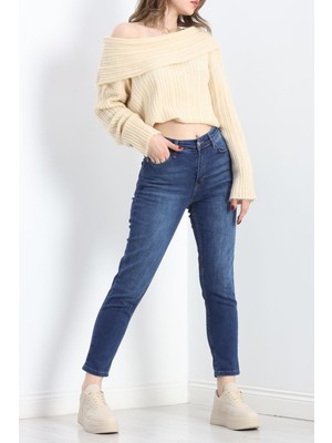 Lisinya Mom Boyfriend Jeans Mavi2