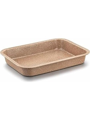 Byrshtm Korkmaz - A680-01 Torta Dikdörtgen Pişirme Tepsisi 39 cm Byrnew