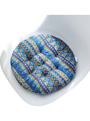 Tzmalloy Tzmalloythickened Cushion Chair Bench Round Tatami Mat Student Cute Teacher Mat Butt Cotton Linen Floor Mat (Yurt Dışından)