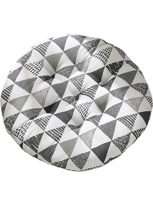 Tzmalloy Tzmalloythickened Cushion Chair Bench Round Tatami Mat Student Cute Teacher Mat Butt Cotton Linen Floor Mat (Yurt Dışından)