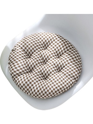 Tzmalloy Tzmalloythickened Cushion Chair Bench Round Tatami Mat Student Cute Teacher Mat Butt Cotton Linen Floor Mat (Yurt Dışından)