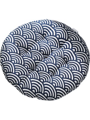 Tzmalloy Tzmalloythickened Cushion Chair Bench Round Tatami Mat Student Cute Teacher Mat Butt Cotton Linen Floor Mat (Yurt Dışından)