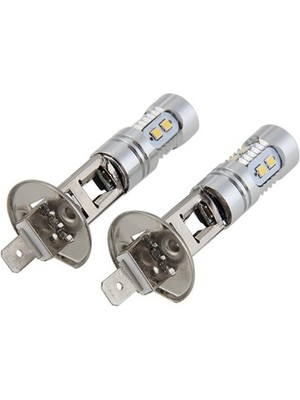 Aeethericly 2 x H1 2323 Smd 10 Beyaz LED Oto Araba Sis Farı Lambası Ampul (Yurt Dışından)