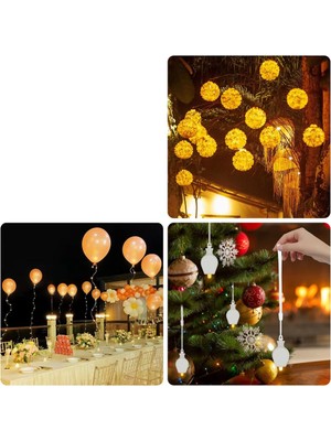 Sıcak Beyaz Mini LED Balon Işıkları 15'li Paket, Pil ile LED Fener Işıkları Parti, Düğün, Tatil Dekorasyonları Için (Yurt Dışından)