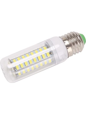 Aeethericly 12W LED Ampul E27 Taban Mısır Ampulü 72 LED 5730 Beyaz Işık LED Ampul LED Lamba Ev Işığı Yatak Odası Için (Yurt Dışından)