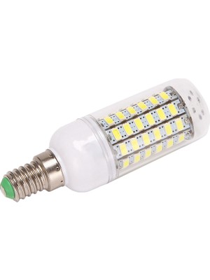 Aeethericly 10W LED Ampul E14 Taban Mısır Ampulü 69 LED 5730 Beyaz Işık LED Mum Ampulü LED Lamba Ev Işığı (Yurt Dışından)