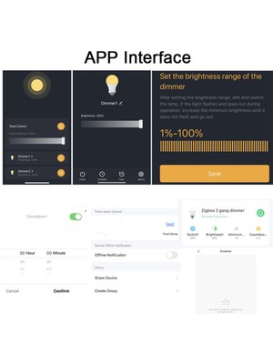 Tuya Zigbee Akıllı Dimmer Anahtar Modülü Nötr 1 Çeteli Kablosuz Uzaktan Kumanda Uyumlu Alexa Ev (Yurt Dışından)