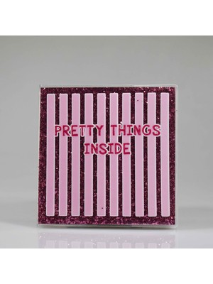 4Nio Pembe Simli Pretty Küçük Defter