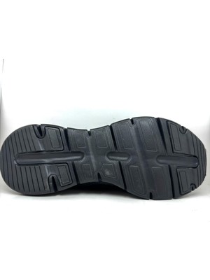 Lepons Büyük Numara 47-50 Siyah Nefes Alan Comfort Sneaker