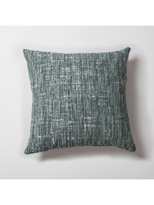 Fineroom Living Coco - Tüvit Desenli Kırlent 50  x  50 - Mavi (Ic Yastık Dahil)