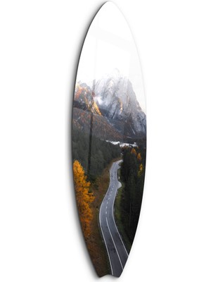Mountain Road | Surfboard Cam Duvar Tablosu