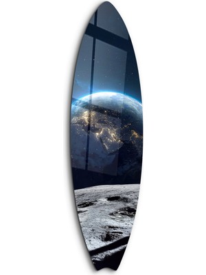 Cosmic Ride | Surfboard Cam Duvar Tablosu