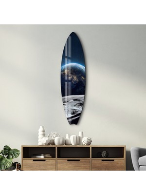 Cosmic Ride | Surfboard Cam Duvar Tablosu