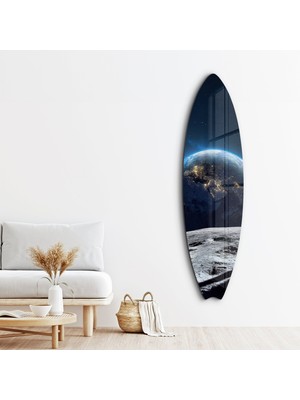 Cosmic Ride | Surfboard Cam Duvar Tablosu