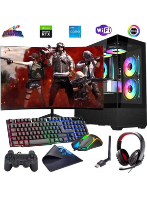 I5 14400F 32GB Ddr4 1tb M2 12GB RTX4070 24" 100Hz Mon. Oyun Bilgisayarı (Gaming Set)